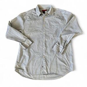 Bullock & Jones luxury Blue and cream checkered shirt